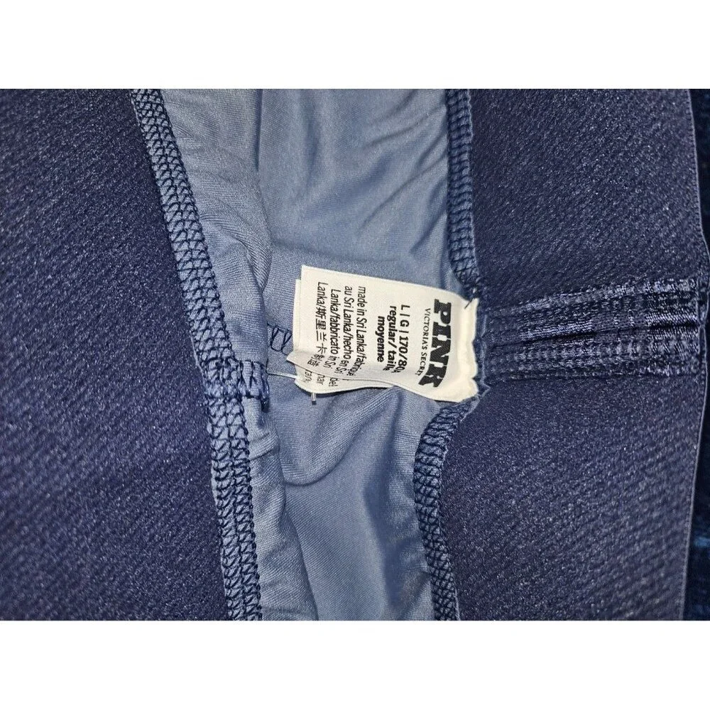 Victoria's Secret PINK Ultimate High Waist Leggings Blue Ombre Large Regular - Picture 5 of 8